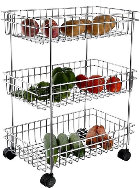 Generic Layer Fruit And Vegetable Stainless Steel Multipurpose Stand