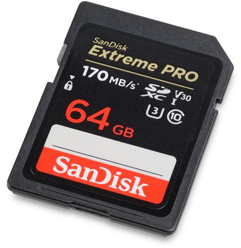 Sandisk Extreme Pro 170mb S Uhs I U3 V30 64gb Sdxc Card Review Camera Memory Speed Comparison