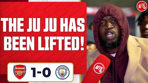 Arsenal 1 0 Manchester City The Ju Ju Has Been Lifted Stricto