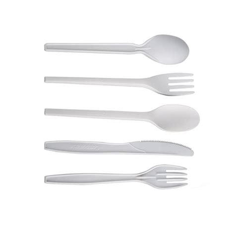 Biodegradable Plastic Cpla Cutlery Pla Fork Spoon Disposable China