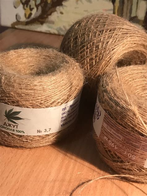 Hemp Yarn 100% Cannabis Yarn Crochet Cannabis Natural Cannabis | Etsy