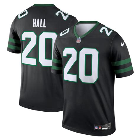 Cheap Men's New York Jets Breece Hall Legacy Black Alternate Legend