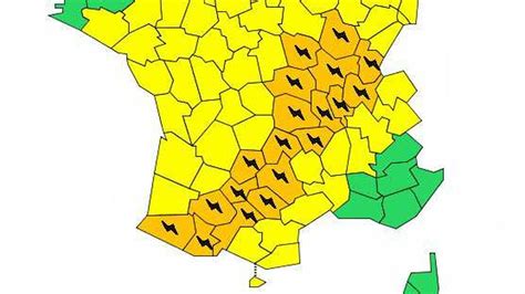 Vigilance orange dans 19 départements vendredi Les Echos