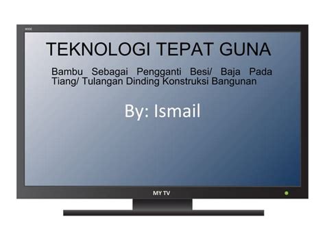 Teknologi Tepat Guna Ppt