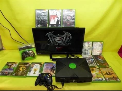 Consola Xbox Clásico Original Con Caja Manuales Y Control Mercado Libre