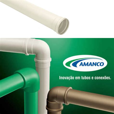 Tubo Pvc Esgoto Branco Dn50 2 Com 6 Metros 10470 Amanco Tubo Pvc Esgoto Branco Dn50 2