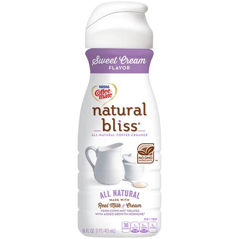 Nestle Coffee Mate Natural Bliss Sweet Cream Coffee Creamer 16oz Btl