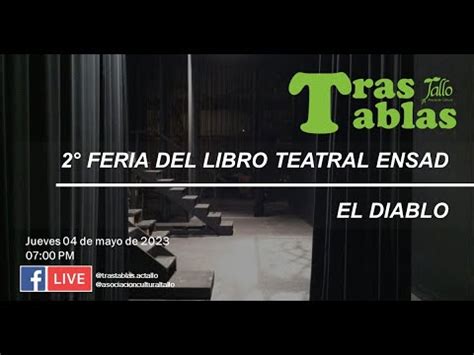 2 FERIA DEL LIBRO TEATRAL ENSAD EL DIABLO YouTube