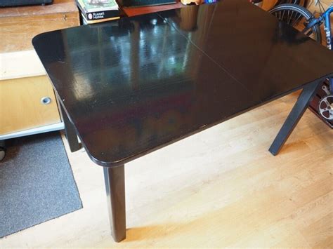 Extendable Ash Black Dining Table | in South Croydon, London | Gumtree