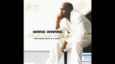 Mario Winans Feat Puff Daddy I Dont Wanna Know Youtube