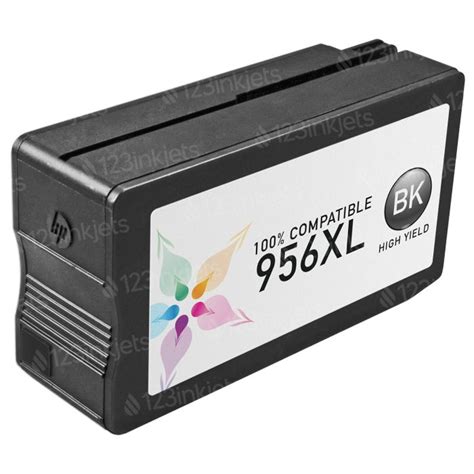 Compatible Brand L0R39AN 956XL HY Black Ink Cartridge 123inkjets