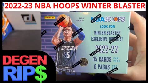 Rookie Sweater 2022 23 NBA Hoops Winter Blaster Review YouTube