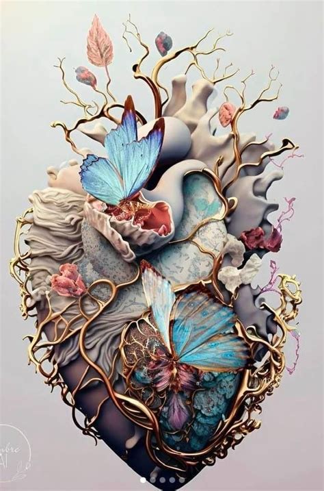 Pin By Megangordon Studio On Oil Honey In Anatomical Heart