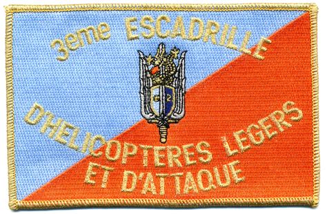 Patch Tissu De La E Escadrille D H Licopt Res L Gers Er D Attaque De L