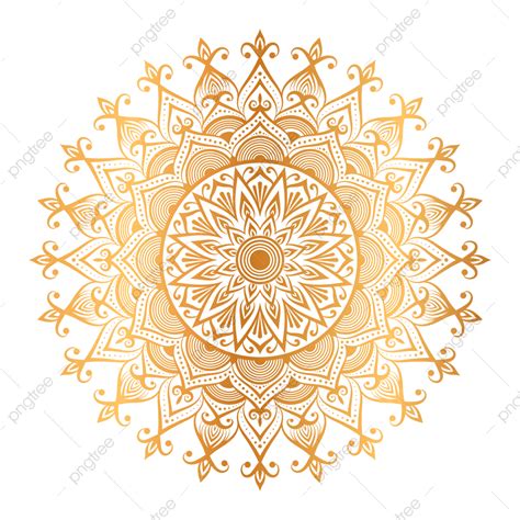 Mandala Wedding Invitation Vector Hd Png Images Luxury Mandala Gold