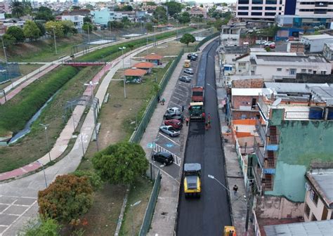 Programa Asfalta Manaus Recupera Mais Ruas Do Centro Da Cidade