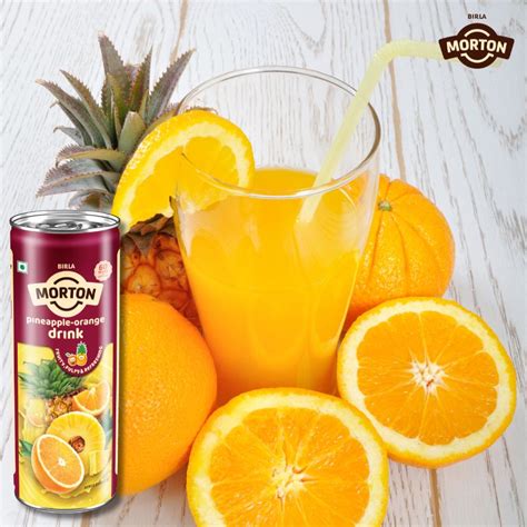 Morton Pineapple Orange Drink Tropical Fusion 240ml Can