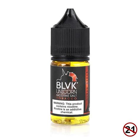 BLVK Unicorn Tobacco Cuban Cigar Nicotine Salt E Juice 30ml Eleaf