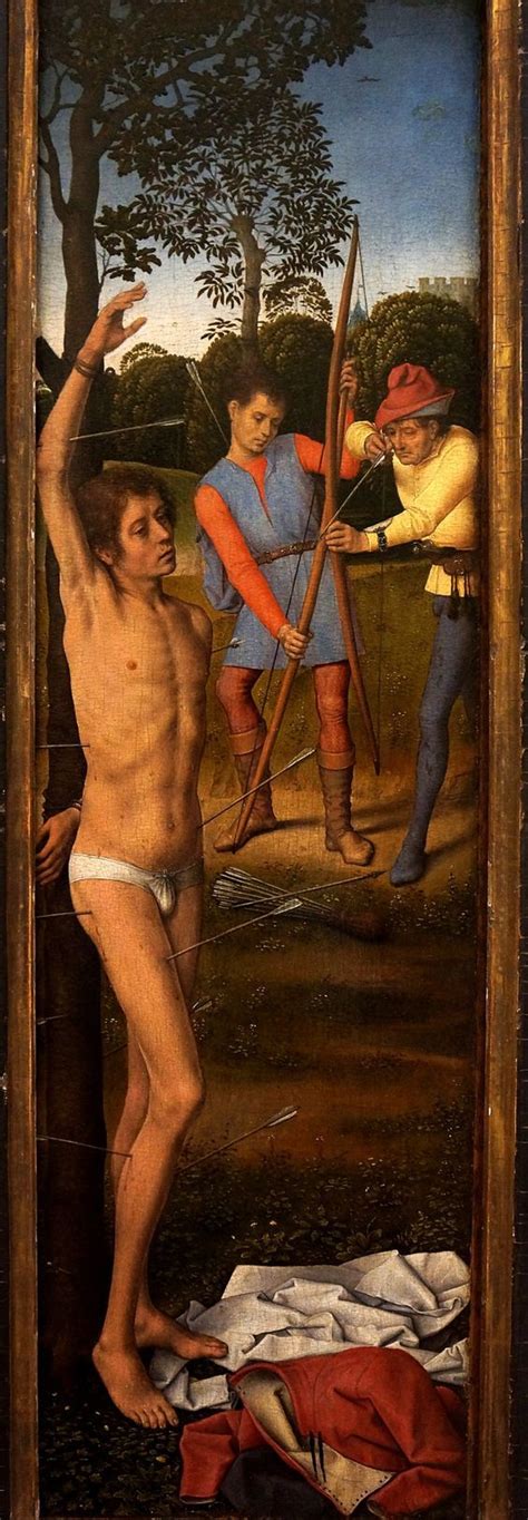 Hans Memling Th Century Saint Sebastian Left Panel