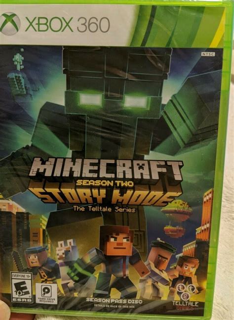 Minecraft~story Mode~season 2 Xbox 360 Season Pass Disc~factory Sealed