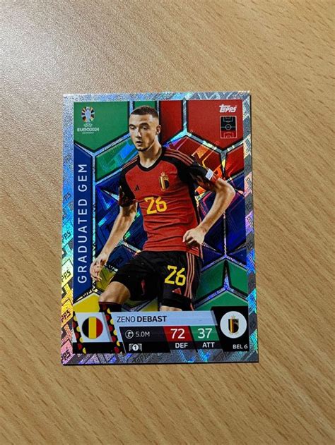 Topps Match Attax Euro Zeno Debast Acheter Sur Ricardo