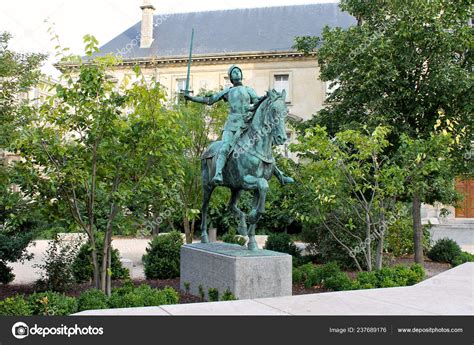 Reims France Statue Questre Jeanne D Arc R Alis E Par Paul Dubois