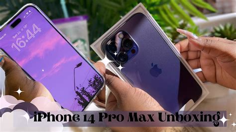 Iphone Pro Max Unboxing Aesthetic Unboxing Deep Purple