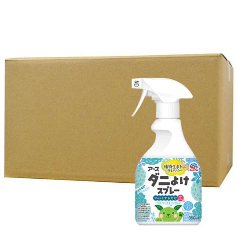 ダニよけスプレー ナチュラス 天然由来成分のダニよけスプレー ボタニカルソープの香り 350ml×10本 アース製薬 ダニ用