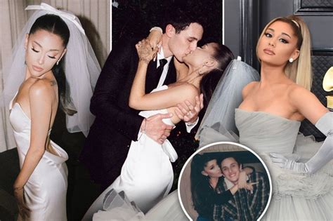 Ariana Grande dazzles in silky white gown as she shares private photos ...