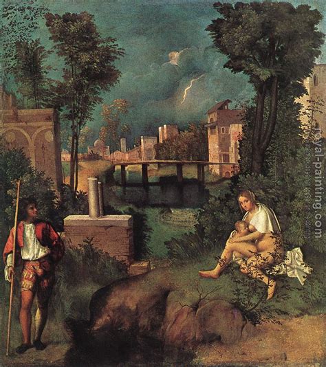 The Tempest By Giorgione Oil Painting Reproduction