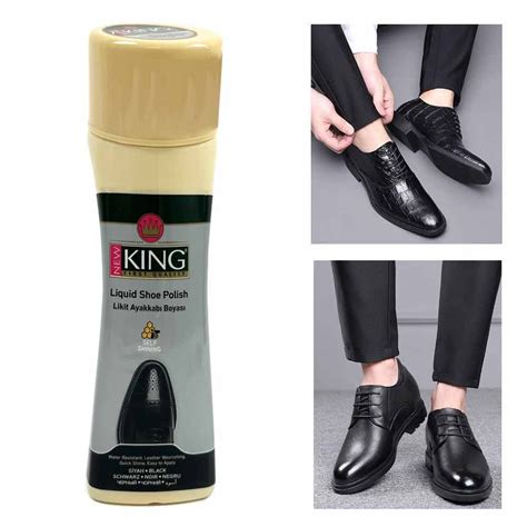 Black Liquid Shoe Polish Sponge Instant Shine Leather Boots Sponge Top