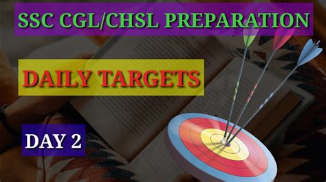 Day Daily Target Ssc Cgl Preparation Chsl Tier Ssc Cgl