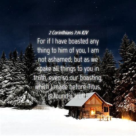 2 Corinthians 7 14 KJV Bible Verse Images