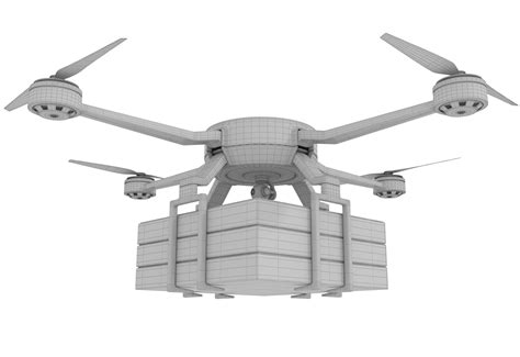 Pizza Delivery Drone 3D model | CGTrader