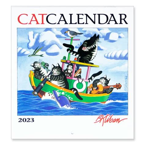 2023 Mini Cat Calendar by B. Kliban