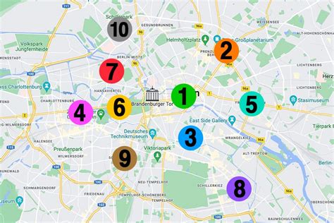 D Nde Alojarse En Berl N Mejores Zonas Y Hoteles Mapa