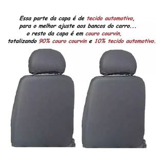 Capa De Banco Automotivo Couro Courvin Logo Chevrolet Veiculo Astra