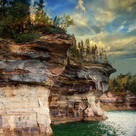 Pictured Rocks Michigan Photograph by Evie Carrier