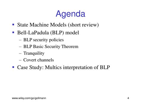 PPT - Bell-LaPadula Model PowerPoint Presentation, free download - ID:3371240