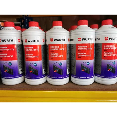 Wurth Radiator Coolant Red L Shopee Malaysia