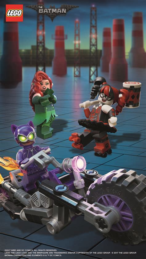 Lego Batman Catwoman Poison Ivy And Harley Quinn Lego Dc Lego Batman