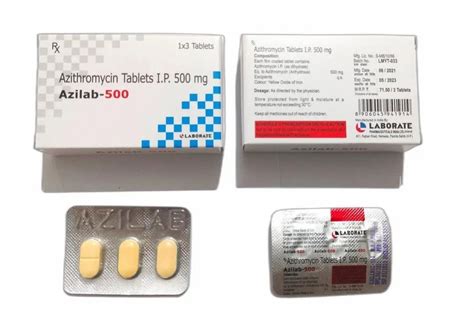 Azithromycin 500 Mg Tablets At Rs 30 Strip Of 3 Tablets In Surat ID