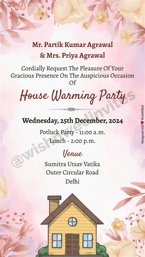 Editable Housewarming Invitation Video Templates Wish N Wed