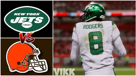 Jets Vs Browns Week 17 Simulation Madden 24 Exhibition YouTube