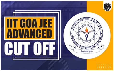 Iit Goa Jee Advanced Cutoff Category And Round Wise Cut Off