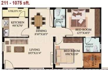 Bhk Bedroom Apartment Flat For Rent In Mathru Shiva Sai Pvr