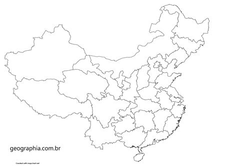 Mapa Da China Diversos Portal Geographia