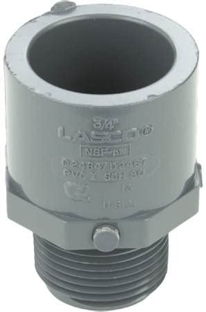 Lasco Fittings Sch Sxmpt Pvc Male Adapter