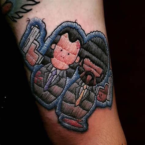 Tatuajes De Parches Bordados Inspirados En La Cultura Pop