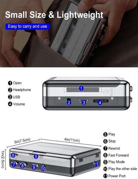 Ezcap USB Cassette Tape To MP3 Converter Digital Cassette Capture